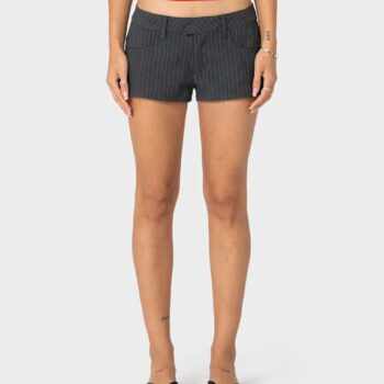 Rusty Finance Mummy Low Rise Su Grey Pin Stripe. Rusty Walkshorts - Fitted Waist in Womens Walkshorts - Fitted Waist & Womens Shorts. Code: WKL0877