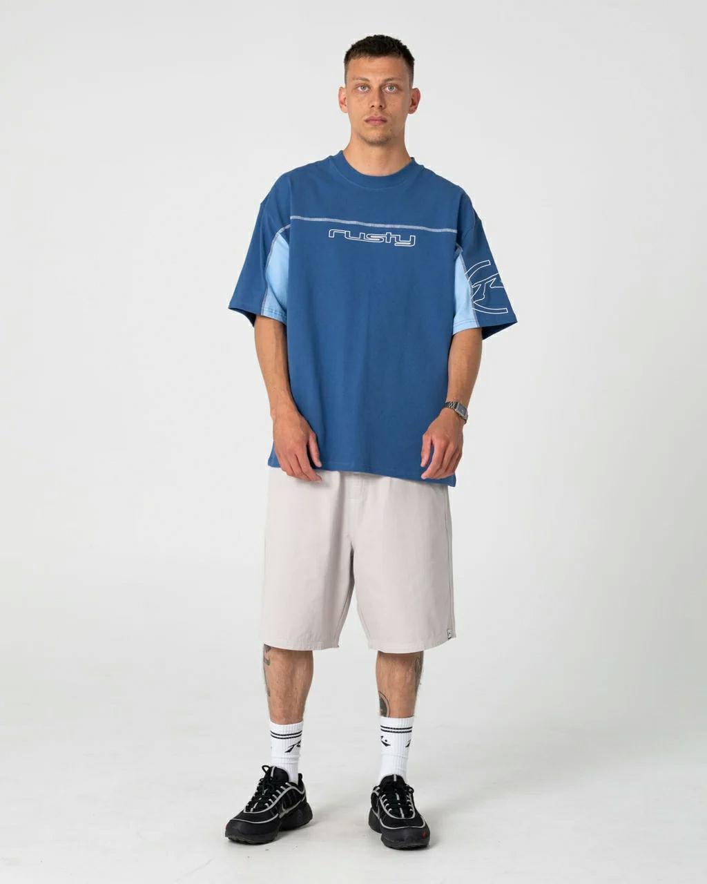 Rusty Flip Daddy Elastic Baggy Stone. Rusty Walkshorts - Fitted Waist in Mens Walkshorts - Fitted Waist & Mens Shorts. Code: WKM1243