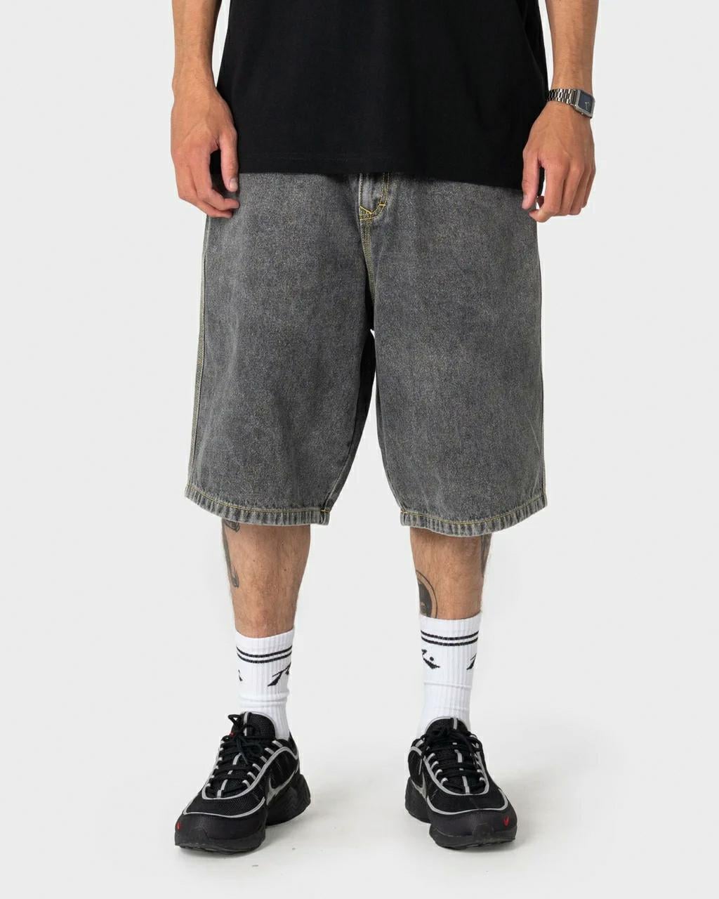 Rusty Redemption 2.0 Jort Washed Black 2. Rusty Walkshorts - Fitted Waist in Mens Walkshorts - Fitted Waist & Mens Shorts. Code: WKM1296