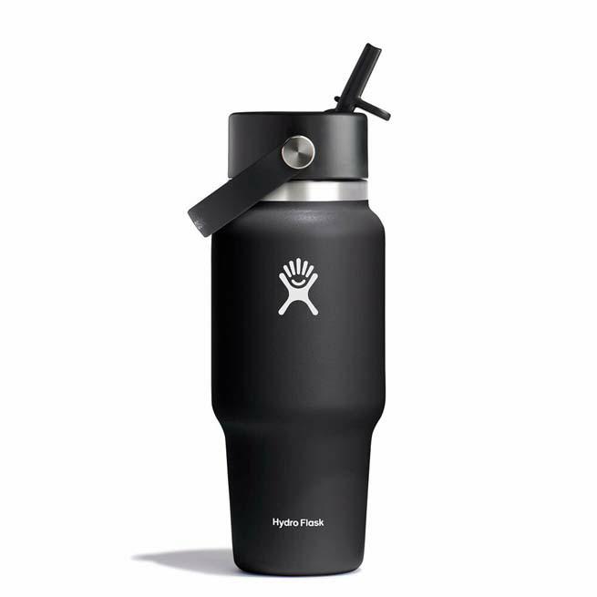 Hydro Flask 24oz Wide Straw Travel Black. Hydro Flask Drinkware in Generic Drinkware & Generic Accessories. Code: WT24CFS