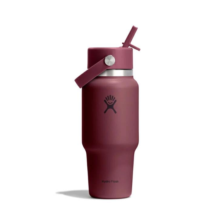 Hydro Flask 24oz Wide Straw Travel Burgundy. Hydro Flask Drinkware in Generic Drinkware & Generic Accessories. Code: WT24CFS