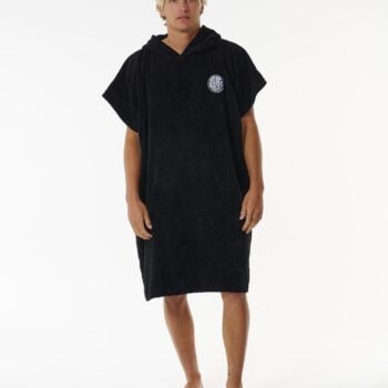 Rip Curl Logo Hooded Towel Black. Rip Curl Towels - Hooded in Mens Towels - Hooded & Mens Accessories. Code: 00GMTO