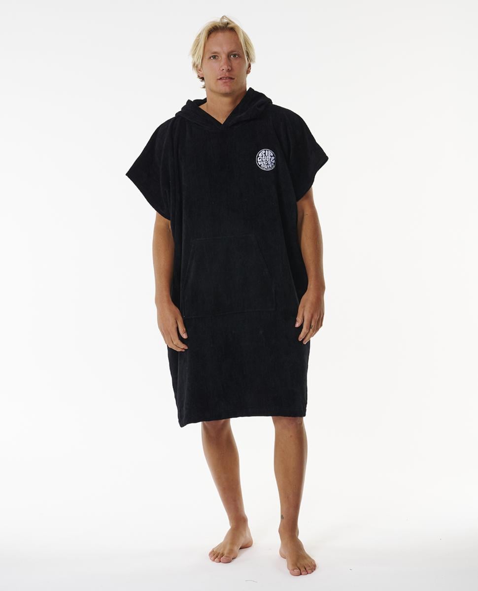 Rip Curl Logo Hooded Towel Black. Rip Curl Towels - Hooded in Mens Towels - Hooded & Mens Accessories. Code: 00GMTO