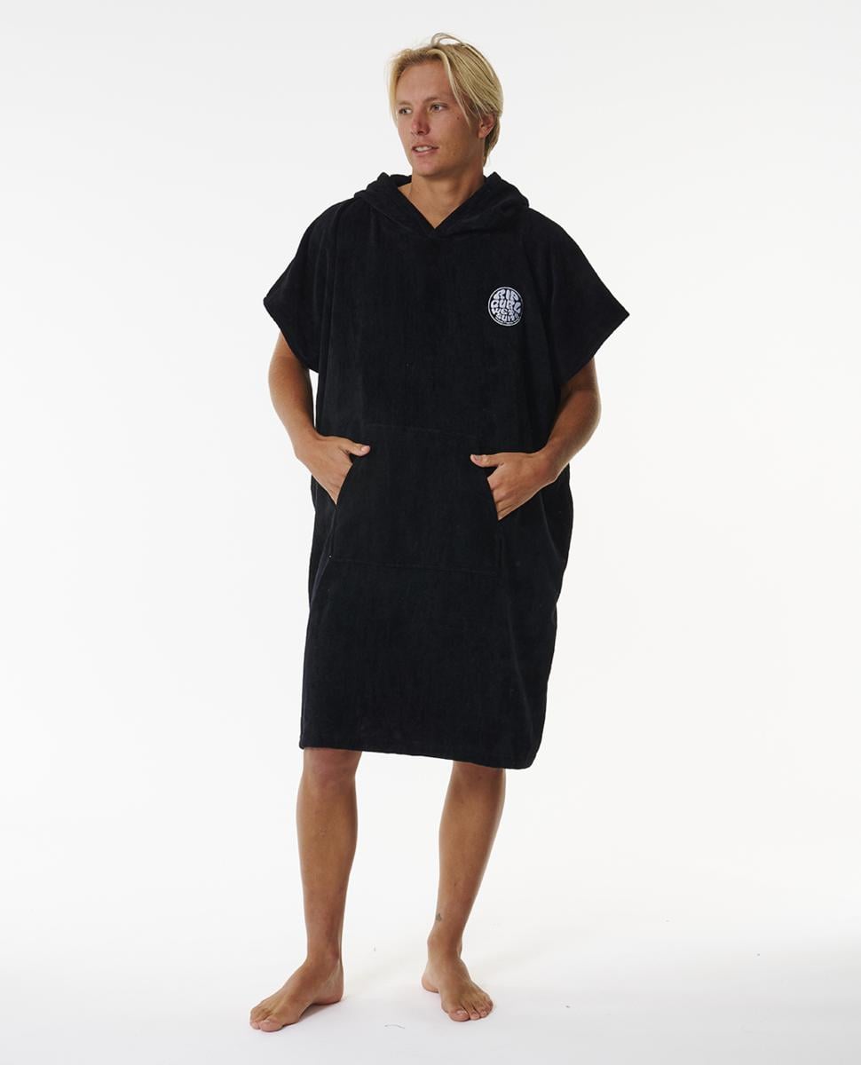 Rip Curl Logo Hooded Towel Black. Rip Curl Towels - Hooded in Mens Towels - Hooded & Mens Accessories. Code: 00GMTO