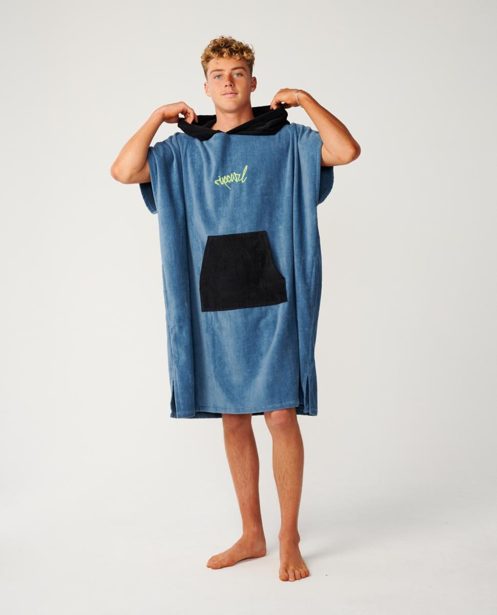 Rip Curl Logo Hooded Towel Bluefin. Rip Curl Towels - Hooded in Mens Towels - Hooded & Mens Accessories. Code: 00GMTO