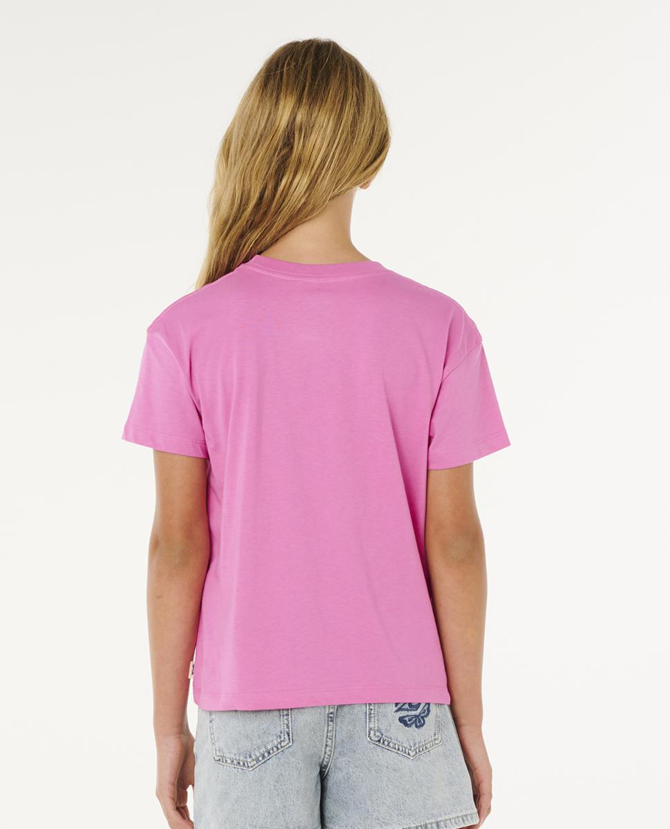 Rip Curl Surf Puff Relaxed Tee - Girls (8-14 Years) Super Pink. Rip Curl Tees in Girls Tees & Girls T-shirts & Singlets. Code: 03EGTE