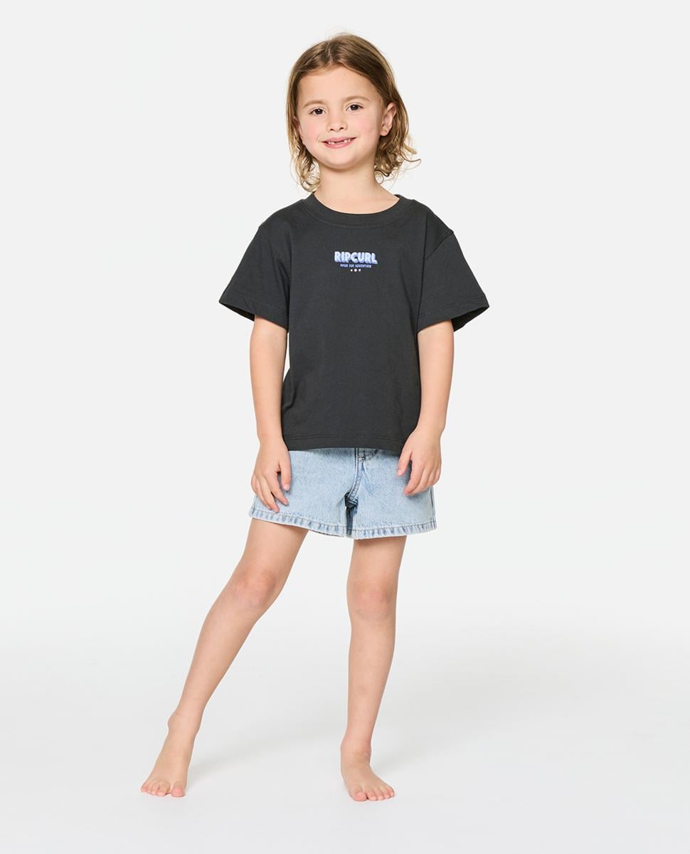 Rip Curl The Road Trip Tee - Girl Washed Black. Rip Curl Tees in Toddler Girls Tees & Toddler Girls T-shirts & Singlets. Code: 058JTE