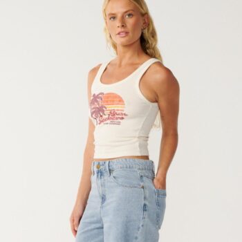 Rip Curl Beach Days Fitted Tank Bone. Rip Curl Singlets & Tanks in Womens Singlets & Tanks & Womens T-shirts & Singlets. Code: 0P4WTE