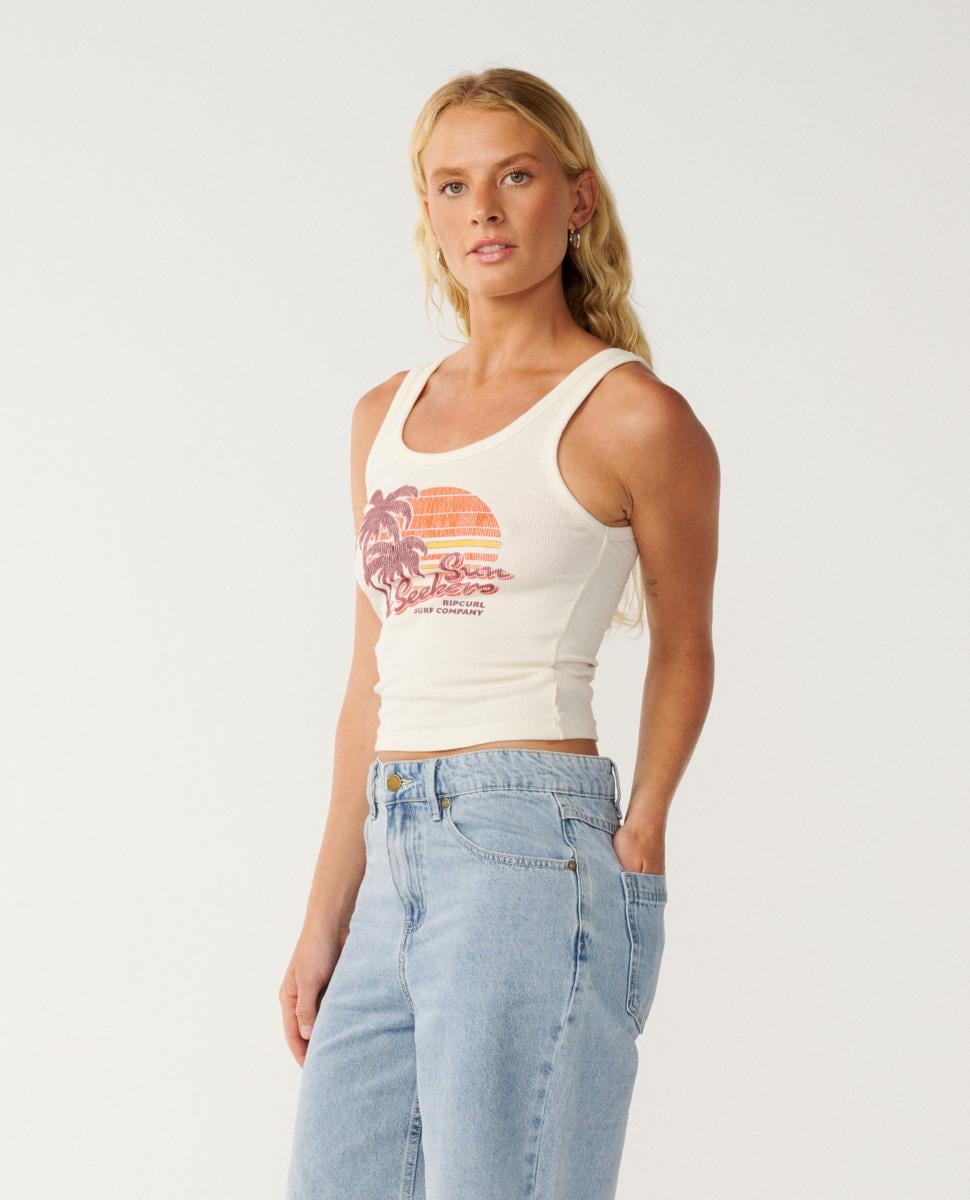 Rip Curl Beach Days Fitted Tank Bone. Rip Curl Singlets & Tanks in Womens Singlets & Tanks & Womens T-shirts & Singlets. Code: 0P4WTE