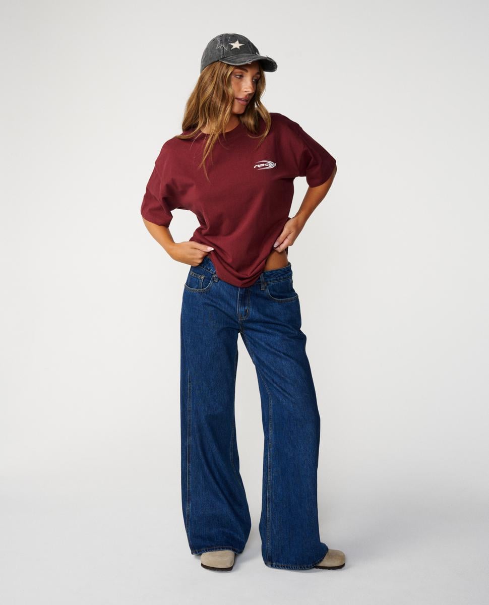 Rip Curl Rc Evolution Tee Burgundy. Rip Curl Tees in Womens Tees & Womens T-shirts & Singlets. Code: 0UQWTE