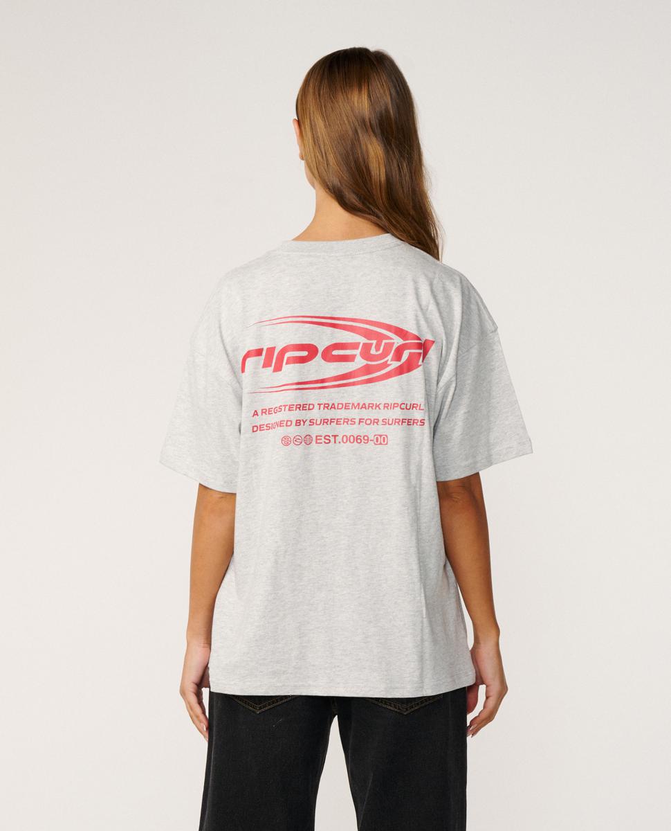 Rip Curl Rc Evolution Tee Grey Marle. Rip Curl Tees in Womens Tees & Womens T-shirts & Singlets. Code: 0UQWTE