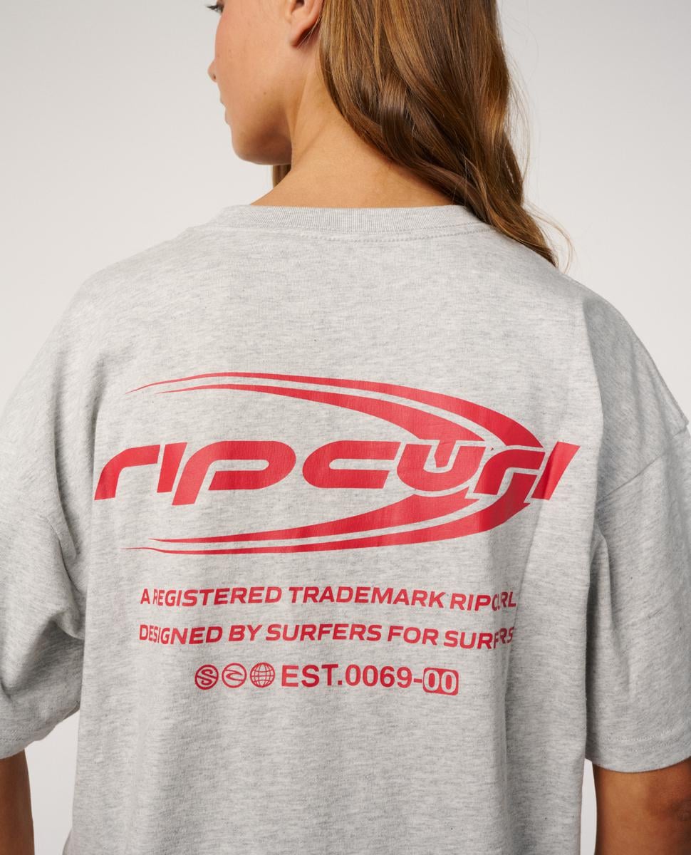 Rip Curl Rc Evolution Tee Grey Marle. Rip Curl Tees in Womens Tees & Womens T-shirts & Singlets. Code: 0UQWTE