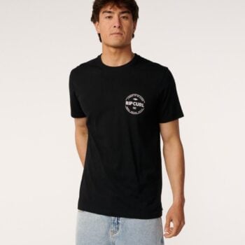 Rip Curl Staple Tee Black. Rip Curl Tees in Mens Tees & Mens T-shirts & Singlets. Code: 12RMTE