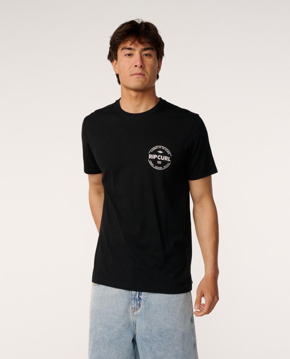 Rip Curl Staple Tee Black. Rip Curl Tees in Mens Tees & Mens T-shirts & Singlets. Code: 12RMTE