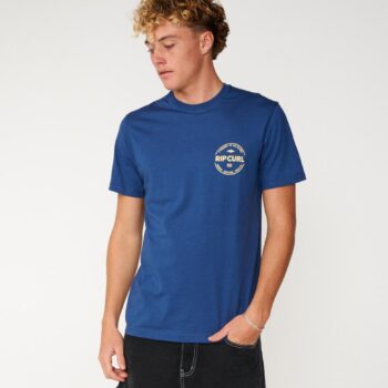 Rip Curl Staple Tee Light Navy. Rip Curl Tees in Mens Tees & Mens T-shirts & Singlets. Code: 12RMTE