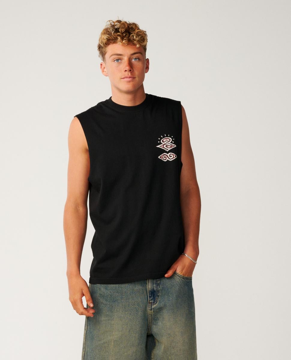 Rip Curl Disorder Boneyards Muscle Black. Rip Curl Singlets & Tanks in Mens Singlets & Tanks & Mens T-shirts & Singlets. Code: 138MTE
