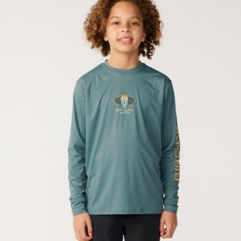 Rip Curl Cosmic Skull Upf L/s-boy Muted Green. Rip Curl Rashvests in Boys Rashvests & Boys Wetsuits. Code: 13PBRV