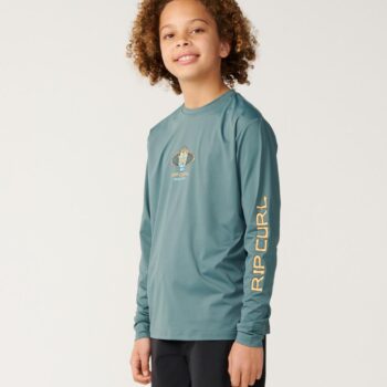 Rip Curl Cosmic Skull Upf L/s-boy Muted Green. Rip Curl Rashvests in Boys Rashvests & Boys Wetsuits. Code: 13PBRV