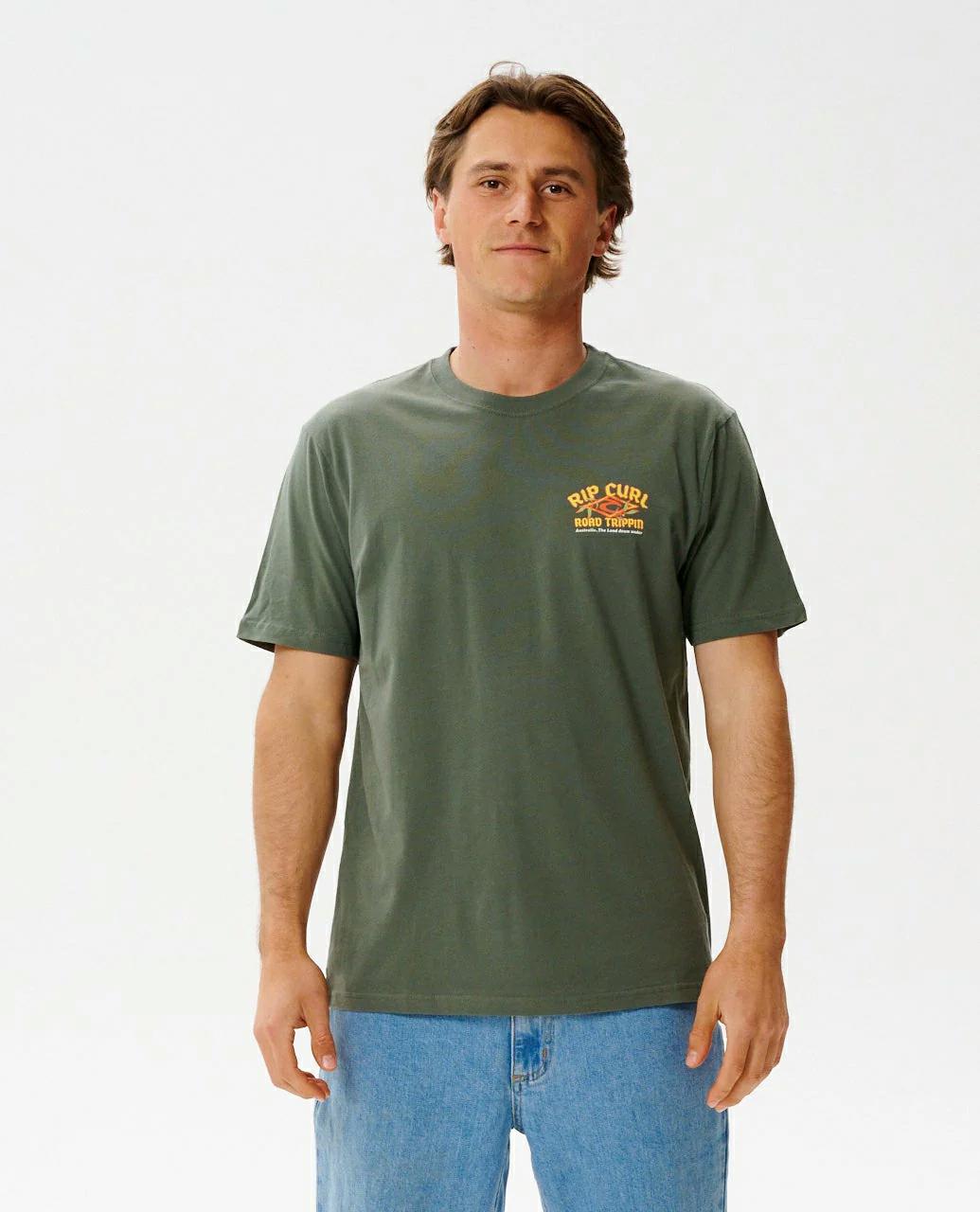 Rip Curl Down Under Koala Tee Dark Olive. Rip Curl Tees in Mens Tees & Mens T-shirts & Singlets. Code: 15FMTE