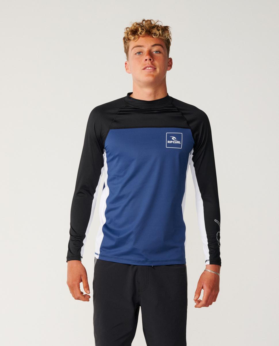 Rip Curl Drive Upf L/s Black/light Navy. Rip Curl Rashvests in Mens Rashvests & Mens Wetsuits. Code: 169MRV