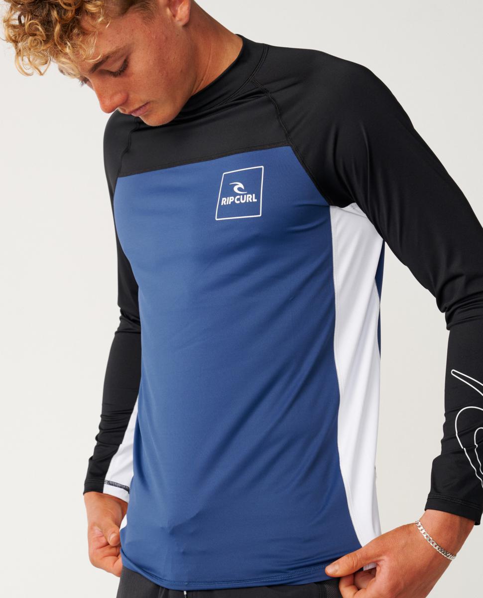 Rip Curl Drive Upf L/s Black/light Navy. Rip Curl Rashvests in Mens Rashvests & Mens Wetsuits. Code: 169MRV