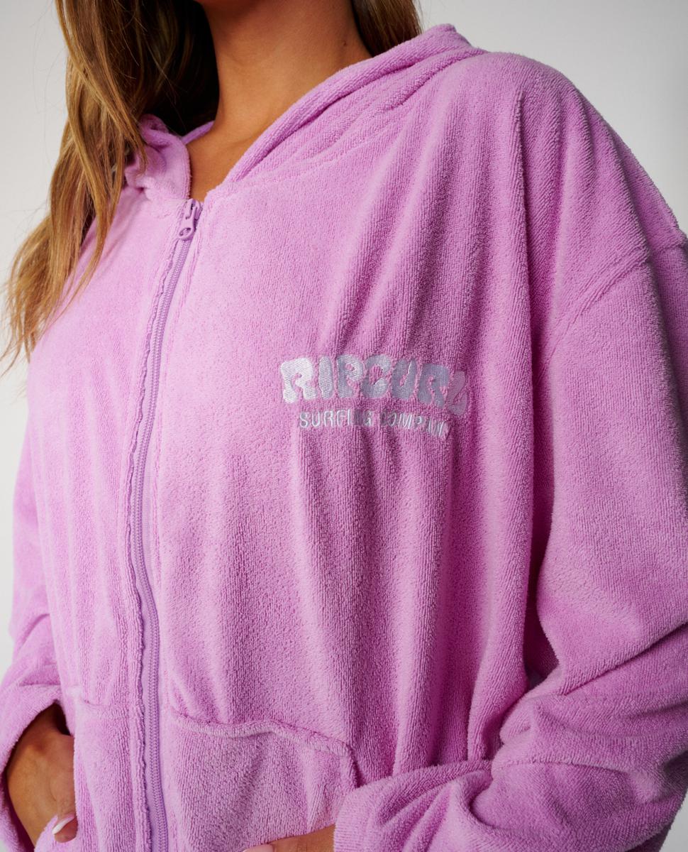 Rip Curl Classic Surf Zip Thru Hoo Lilac. Rip Curl Towels in Womens Towels & Womens Accessories. Code: 187WTO