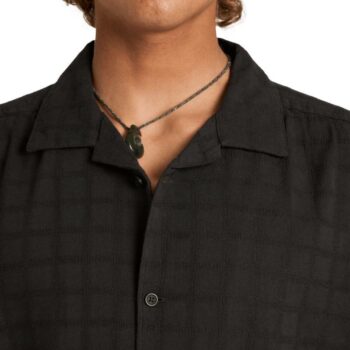 Rvca Vacancy - Short Sleeves Shirt For Men Pirate Black. Rvca Knitwears in Mens Knitwears & Mens Jackets, Jumpers & Knits. Code: 23A041503