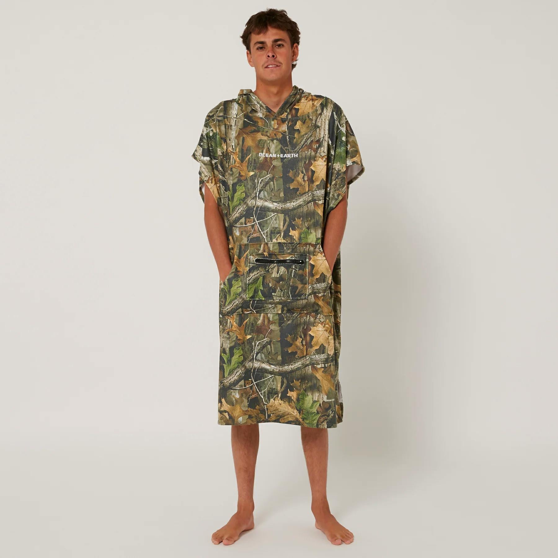 Ocean And Earth Mens Real Camo Hood Ponch Camo. Ocean And Earth Towels - Hooded in Mens Towels - Hooded & Mens Accessories. Code: AMTW28