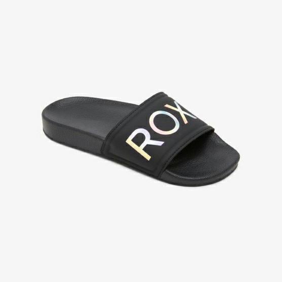 Roxy Girls 8-14 Slippy Ii Slides Black. Roxy Sandals in Girls Sandals & Girls Footwear. Code: ARGL100287