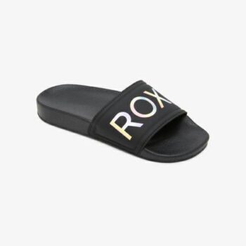 Roxy Girls 8-14 Slippy Ii Slides Black. Roxy Sandals in Girls Sandals & Girls Footwear. Code: ARGL100287
