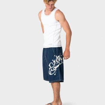 Rusty Ceathair Hybrid Waist Boa Navy Blue. Rusty Boardshorts - Fitted Waist in Mens Boardshorts - Fitted Waist & Mens Shorts. Code: BSM1793