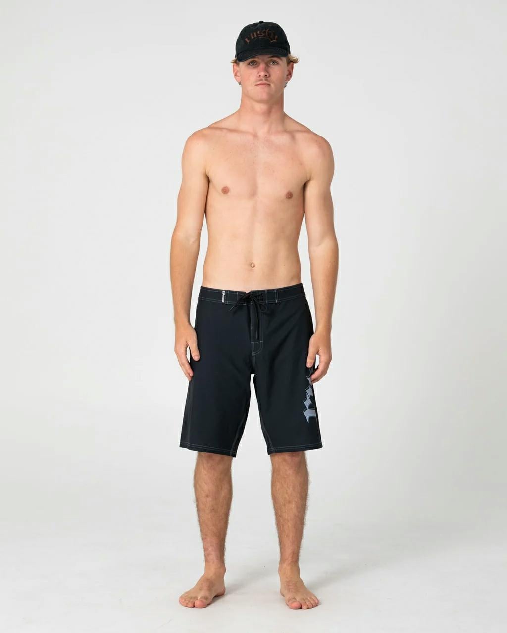 Rusty Scream Fixed Waist Boards Black. Rusty Boardshorts - Fitted Waist in Mens Boardshorts - Fitted Waist & Mens Shorts. Code: BSM1797