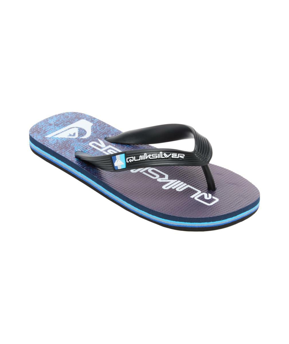 Quiksilver Moncata Art Black/blue/grey. Quiksilver Thongs in Boys Thongs & Boys Footwear. Code: CQ10085Y