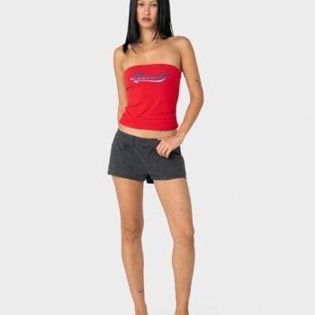 Rusty Horny Devil Boob Tube Red. Rusty Tees in Womens Tees & Womens T-shirts & Singlets. Code: FSL0792
