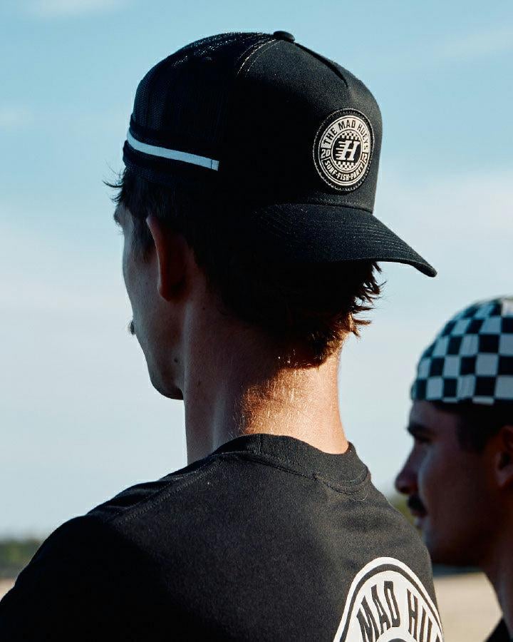 The Mad Hueys Checker Hueys Twill Truck Black. The Mad Hueys Hats & Caps in Mens Hats & Caps & Mens Headwear. Code: H426M06003