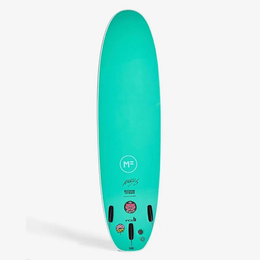 Mick Fanning Softboards Mf Beastie Super Soft 9.0 Mint/aqua. Mick Fanning Softboards Softboards - Funboards And Longboards in Boardsports Softboards - Funboards And Longboards & Boardsports Surf. Code: MFSBB90
