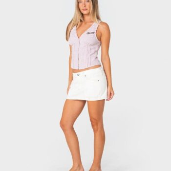 Rusty Work It Low Rise Mini Den Snowy White. Rusty Skirts in Womens Skirts & Womens Skirts, Dresses & Jumpsuits. Code: SKL0682