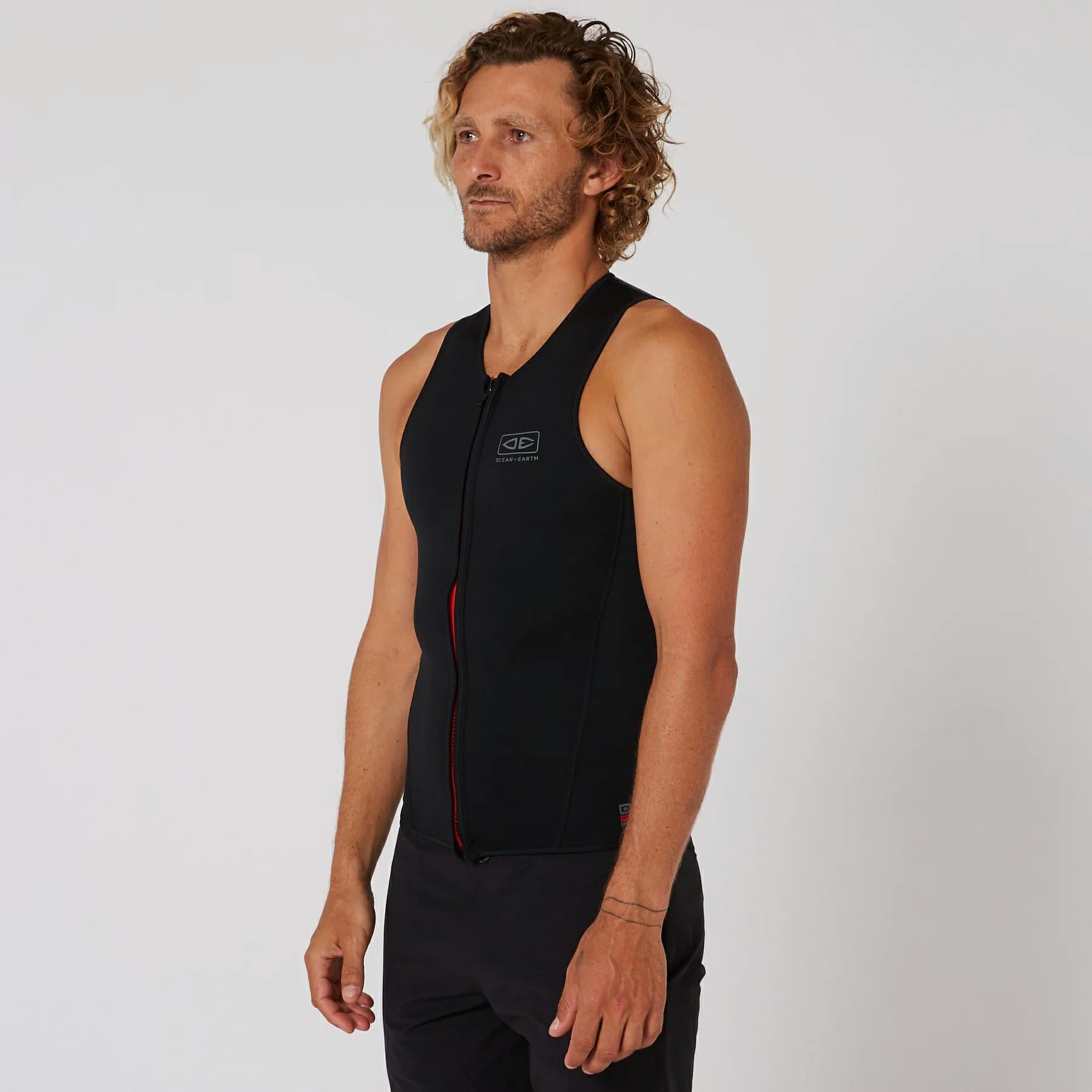 Ocean And Earth Vest Zip Front O & E Black. Ocean And Earth Vest & Jackets in Mens Vest & Jackets & Mens Wetsuits. Code: SMWE12