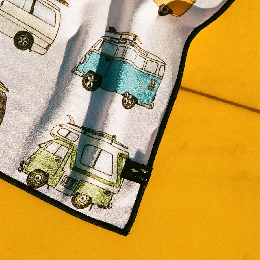 Slow Tide Van Life Pfr Qd Towel 30x60 Multi. Slow Tide Towels in Womens Towels & Womens Accessories. Code: STQD121