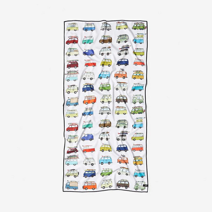 Slow Tide Van Life Pfr Qd Towel 30x60 Multi. Slow Tide Towels in Womens Towels & Womens Accessories. Code: STQD121