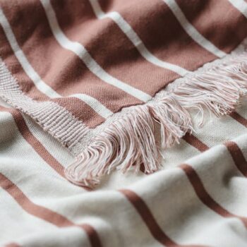 Slow Tide Koko Driftweave Blanket Mousse 66x80. Slow Tide Towels in Womens Towels & Womens Accessories. Code: STTB042