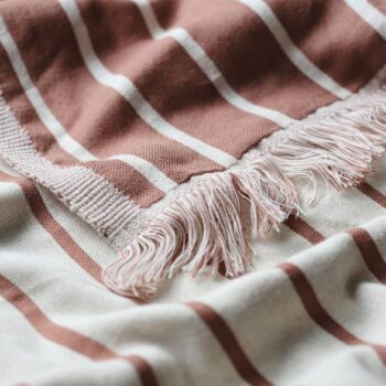 Slow Tide Koko Driftweave Turkish Towel Mousse 97x185. Slow Tide Towels in Womens Towels & Womens Accessories. Code: STTT063