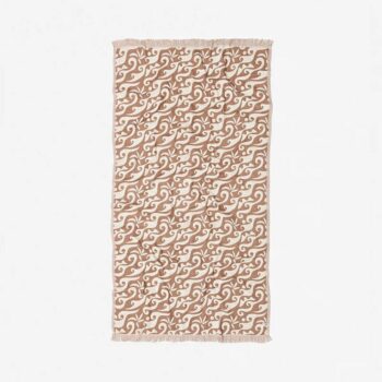 Slow Tide Bailey Driftweave Turkish Towel Toast 97x185cm. Slow Tide Towels in Womens Towels & Womens Accessories. Code: STTT074