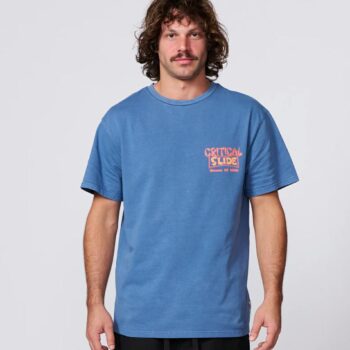 Critical Slide Society Sun Cured Matbox Tee Blue. Critical Slide Society Tees in Mens Tees & Mens T-shirts & Singlets. Code: TE26013