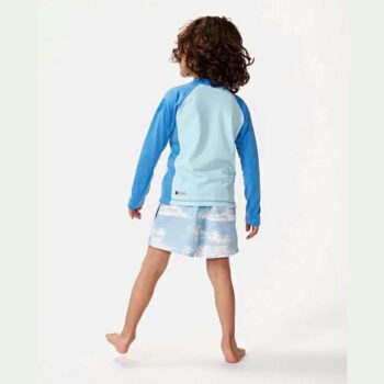 Rip Curl Icons Uv Brushed Long Sleeve Rash Vest - Boys (1-8 Years) Blue Gum. Rip Curl Rashvests in Toddlers Rashvests & Toddlers Wetsuits. Code: TNHTRV