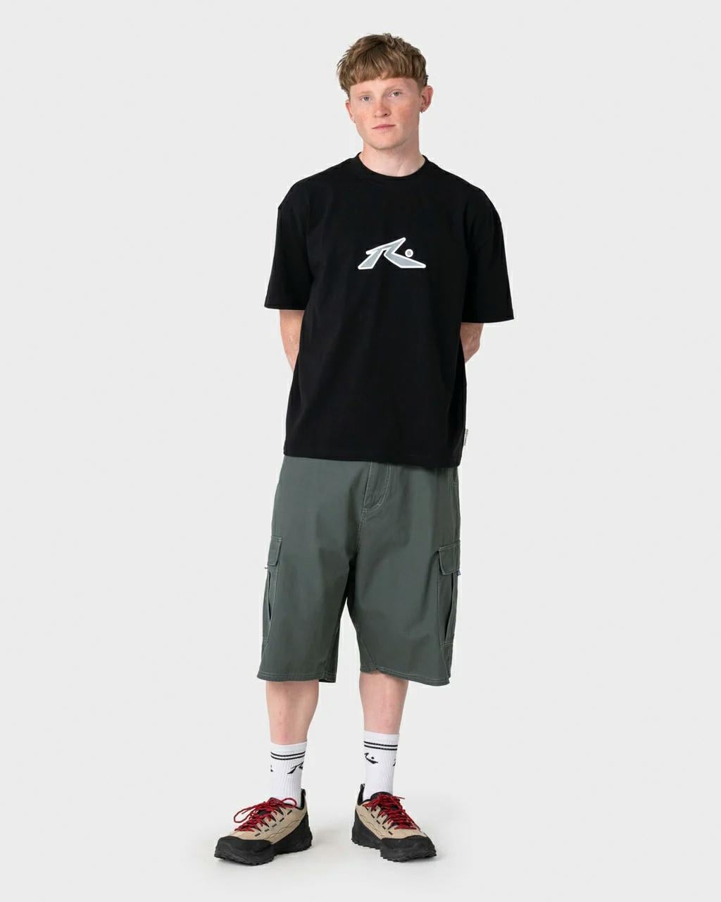Rusty Razor Short Sleeve Tee Black. Rusty Tees in Mens Tees & Mens T-shirts & Singlets. Code: TTM3070