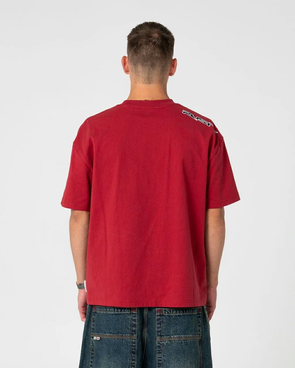 Rusty Razor Short Sleeve Tee Vintage Red. Rusty Tees in Mens Tees & Mens T-shirts & Singlets. Code: TTM3070