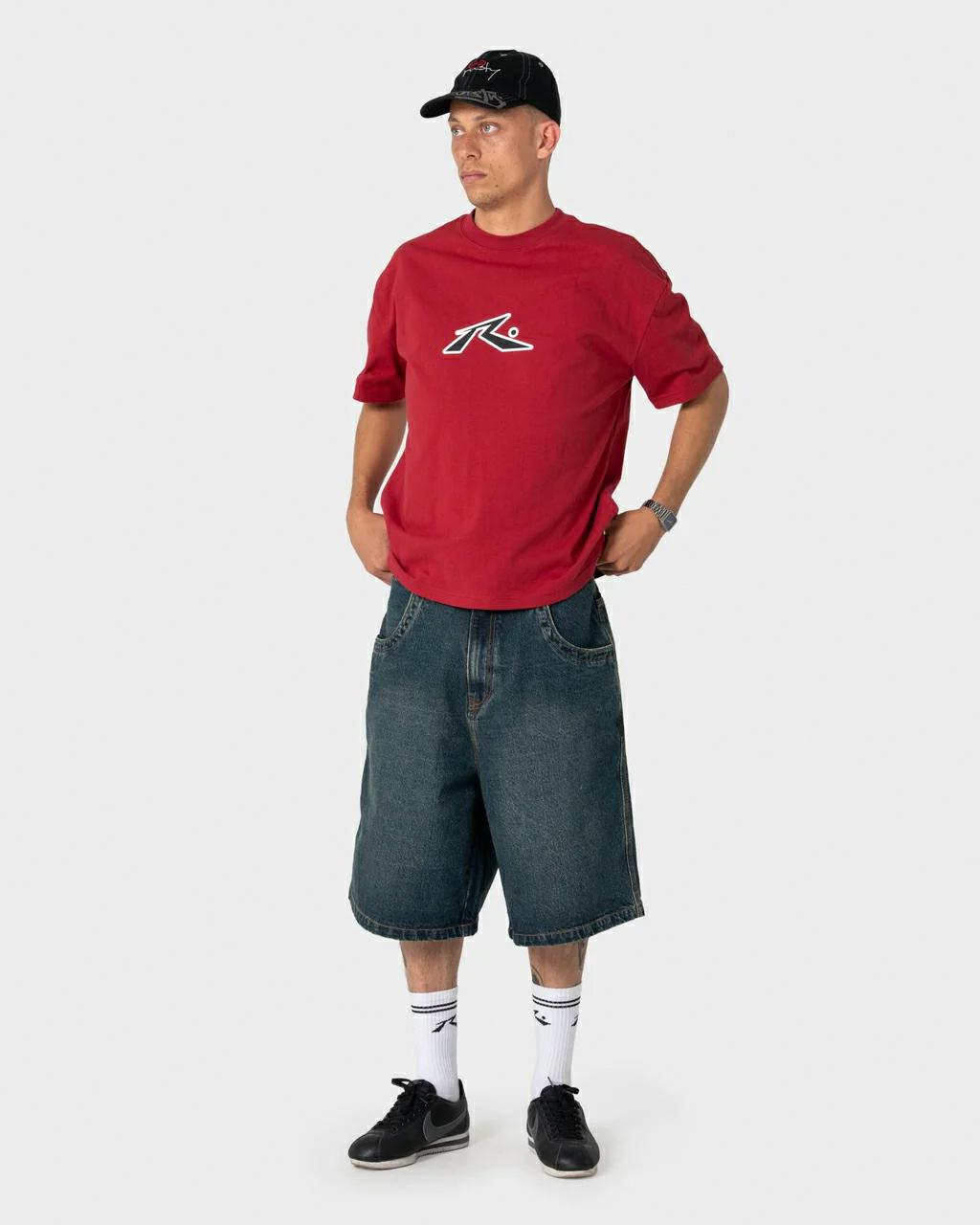 Rusty Razor Short Sleeve Tee Vintage Red. Rusty Tees in Mens Tees & Mens T-shirts & Singlets. Code: TTM3070