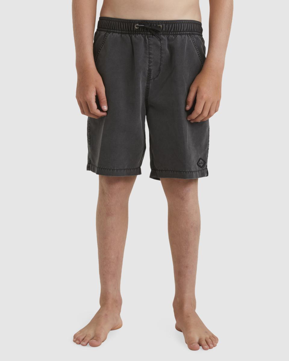 Billabong Boys 8-16 All Day Overdye Layback Boardshorts Washed Black. Billabong Boardshorts - Elastic Waist in Boys Boardshorts - Elastic Waist & Boys Shorts. Code: UBBBS00109