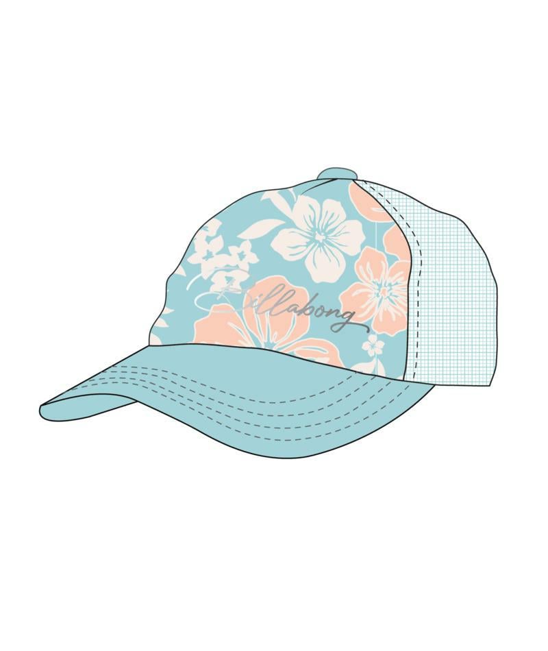 Billabong Hibiscus Haze Trucker Soft Peach. Billabong Hats & Caps in Girls Hats & Caps & Girls Headwear. Code: UBGHA00178